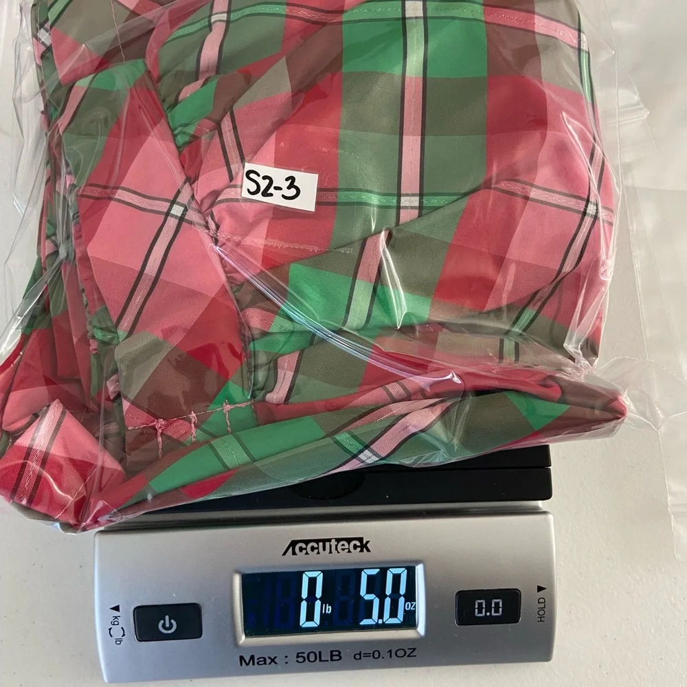 NWOT Oshkosh B’gosh girl’s red pink green checkered plaid pull‎ on lined skirt 5